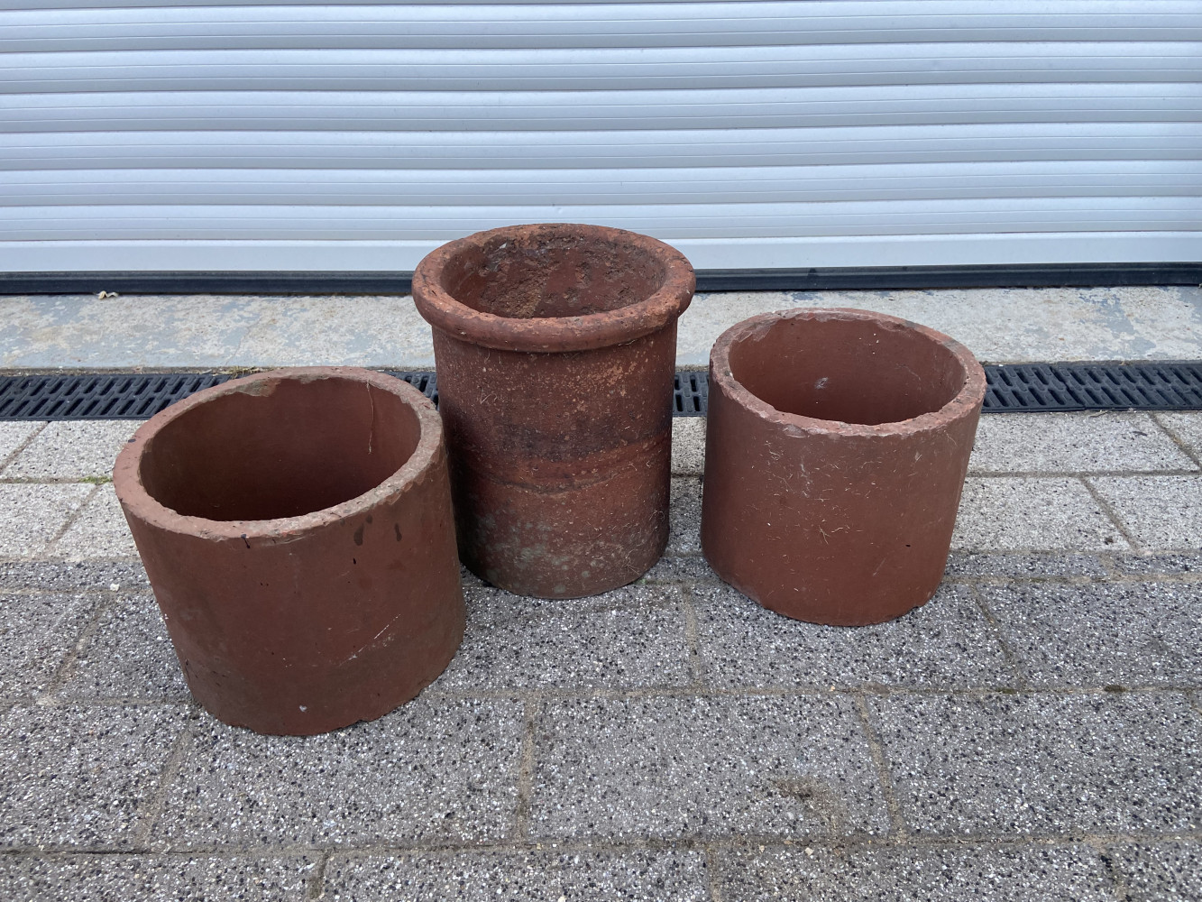 3 Chimney pots