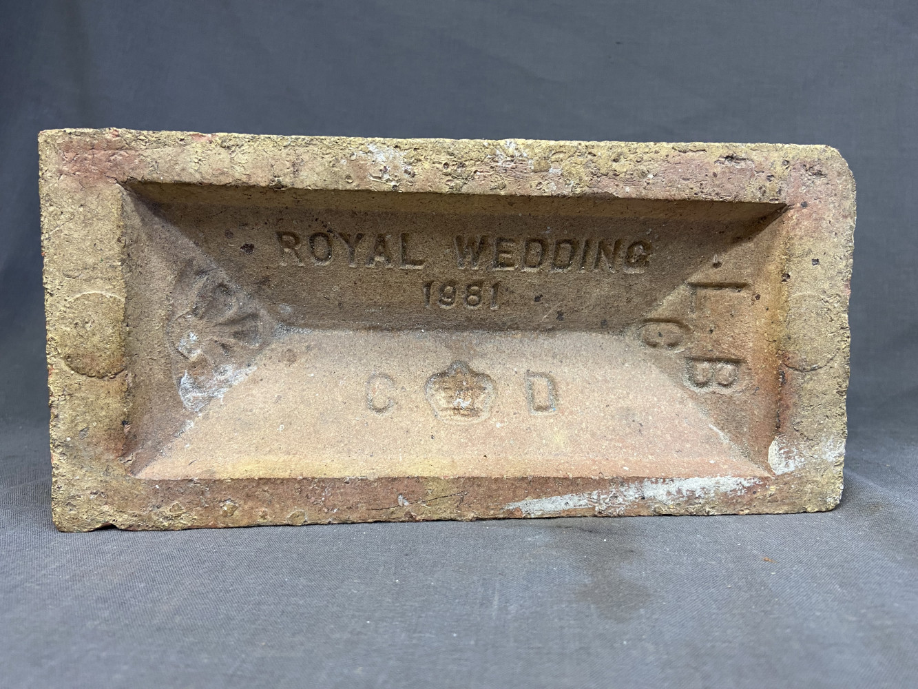 London Brick Company Royal Wedding 1981 Charles and Diana commemorative brick