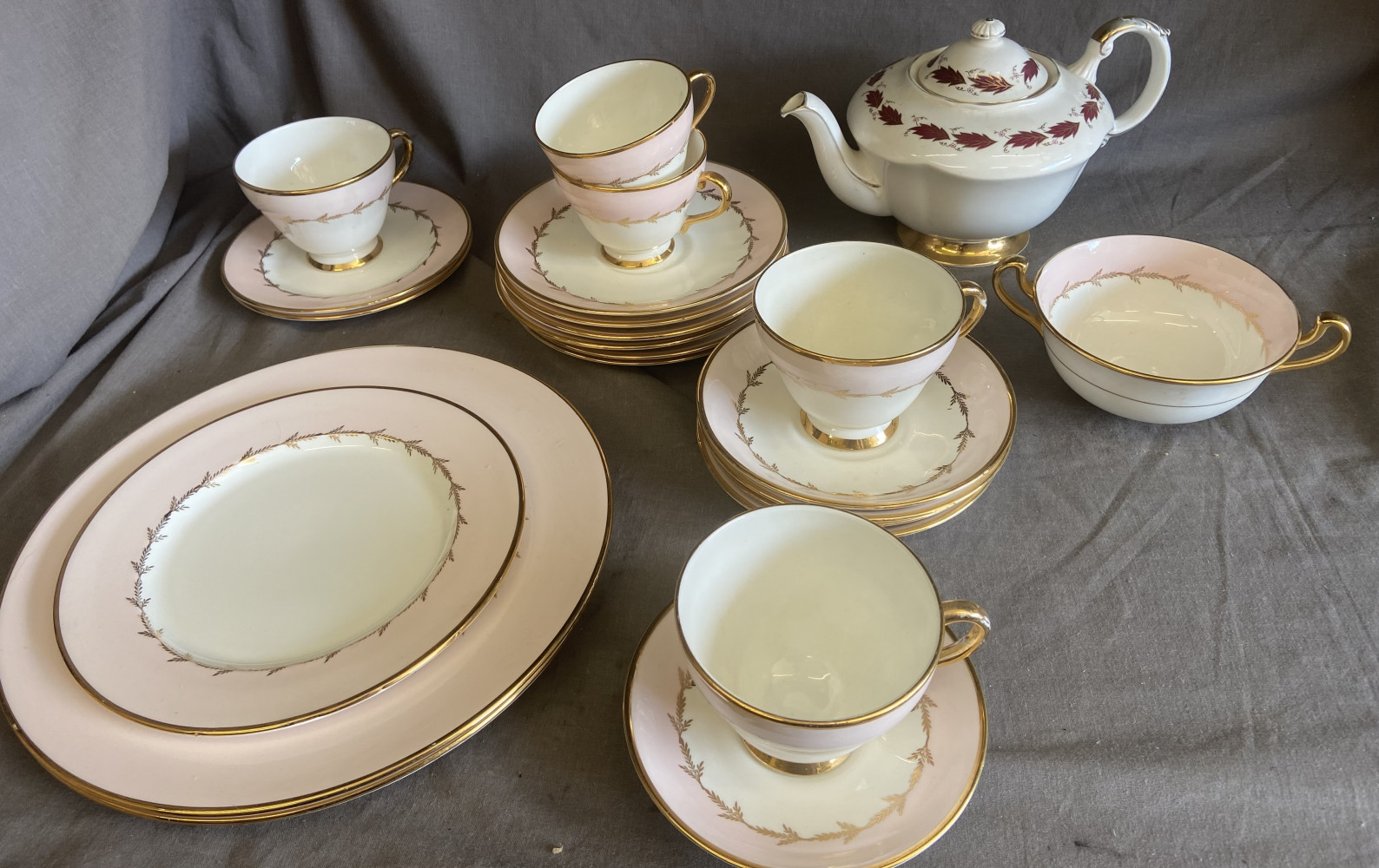 Pink Classic Royal Grafton Tea Set