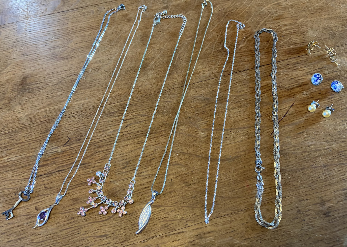 Marked Silver jewellery and quality earrings