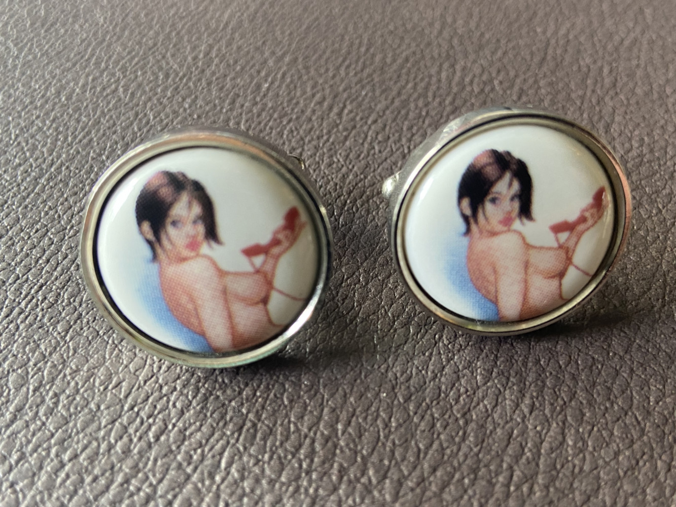 Set of cuff links