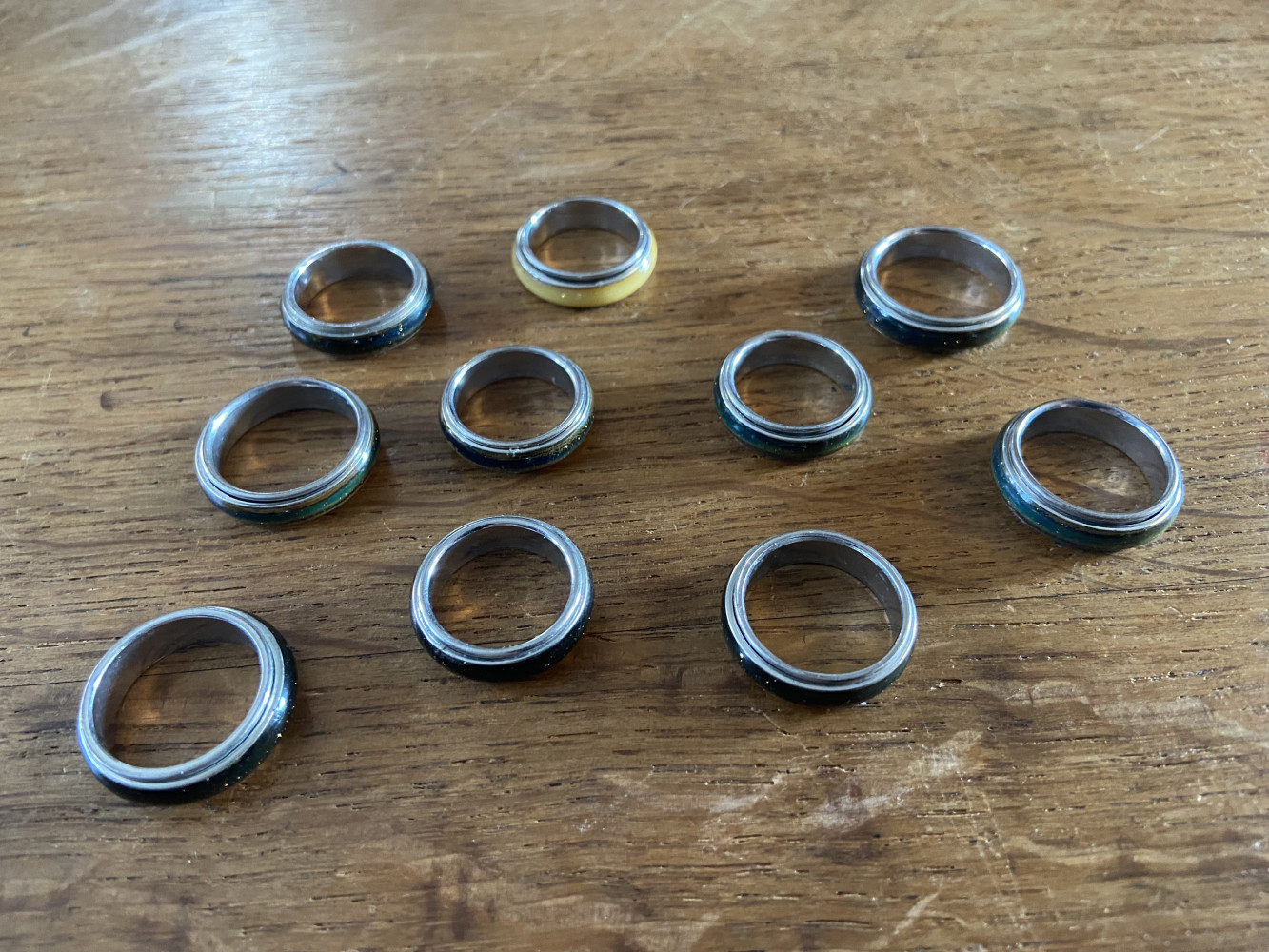 10 fidget rings