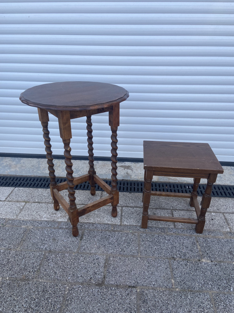 Barley twist side table or lamp table and small table