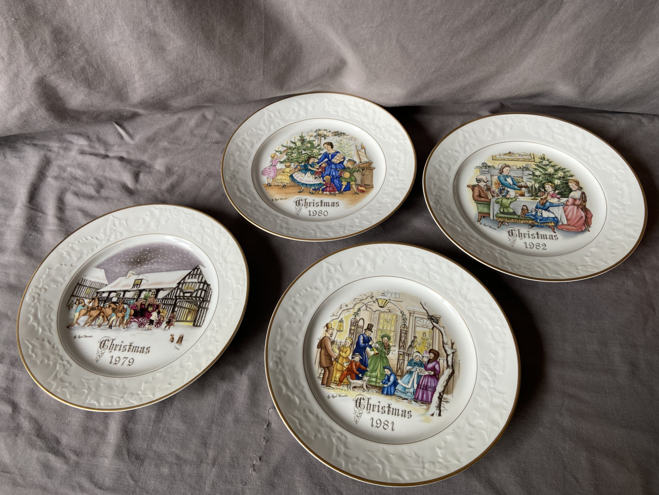 Royal Worcester Christmas plates