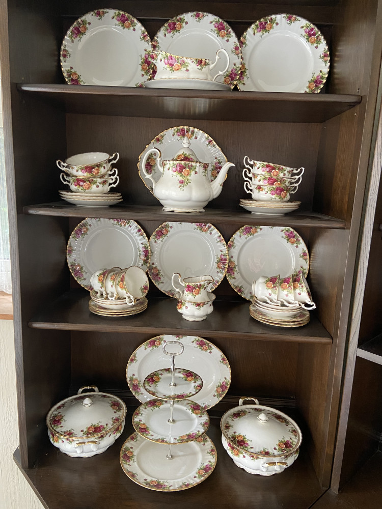 Large collection of royal albert