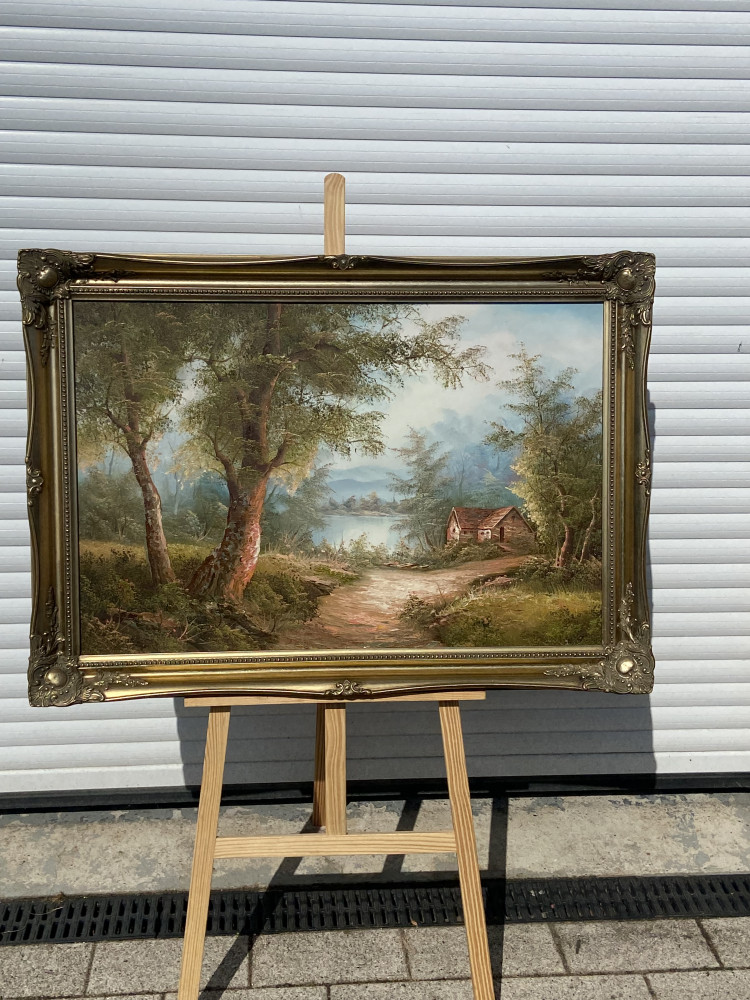 Large oil on canvas 106cms x 75cms