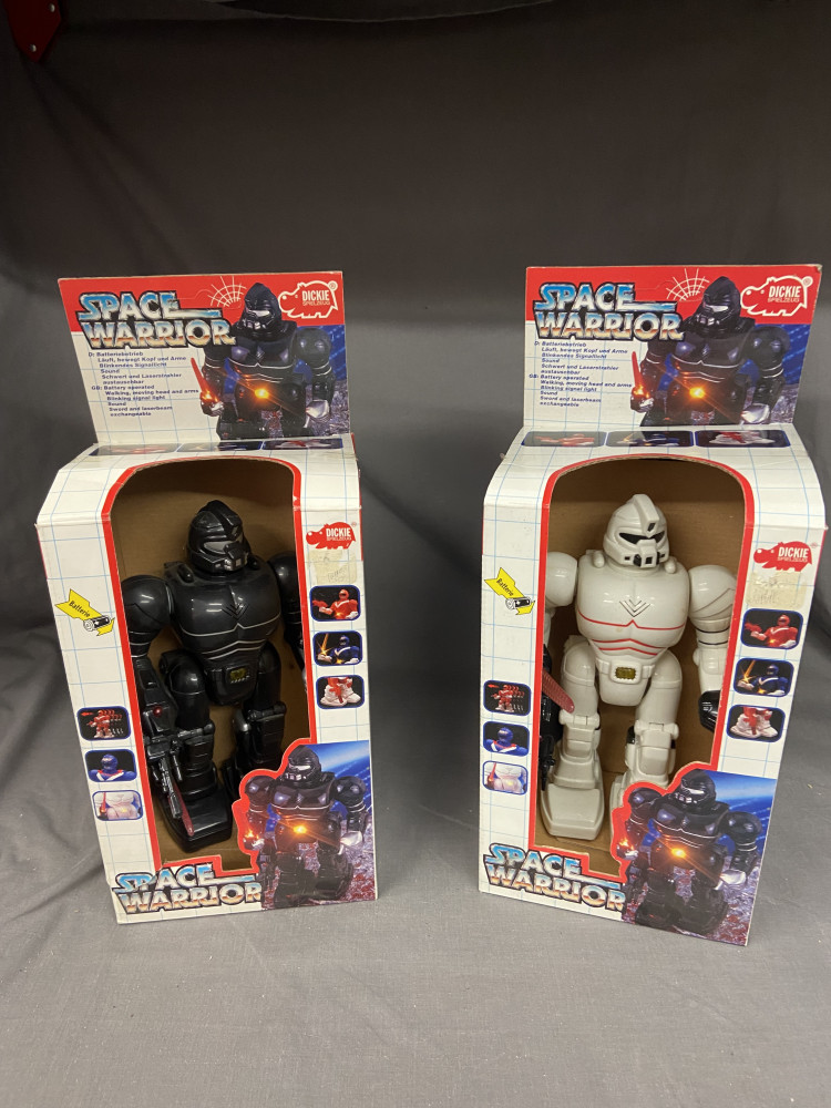 2 Space Warrior Toys in original boxes