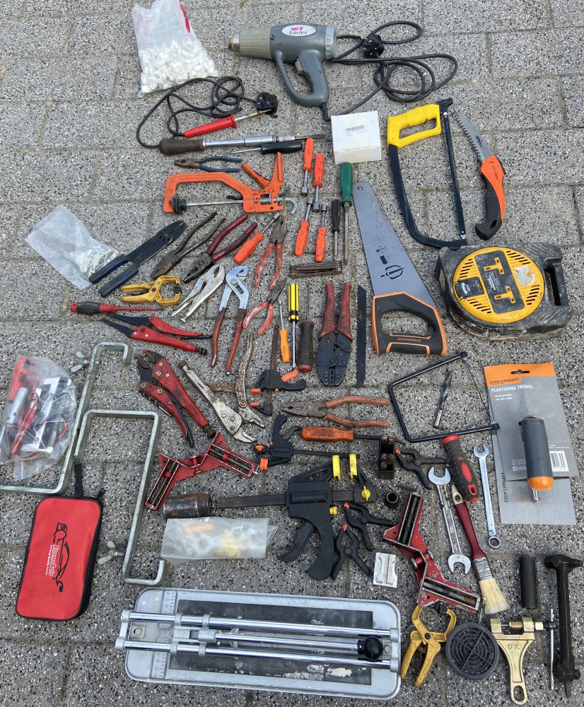 Large lot of mixed tools