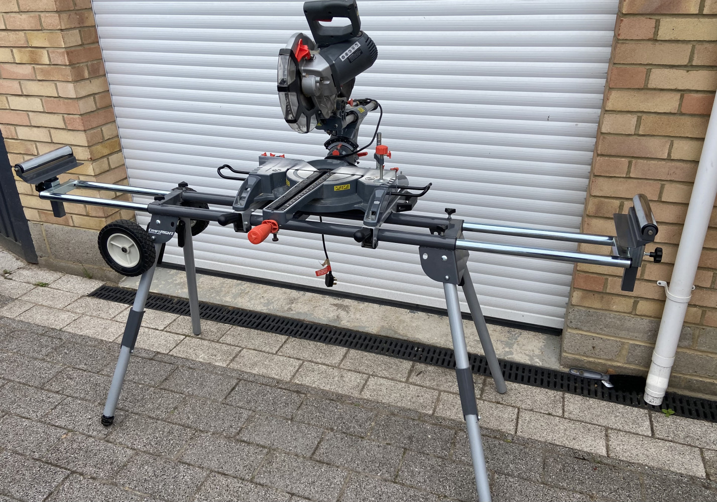 Ozito Chop Saw on Folding Stand