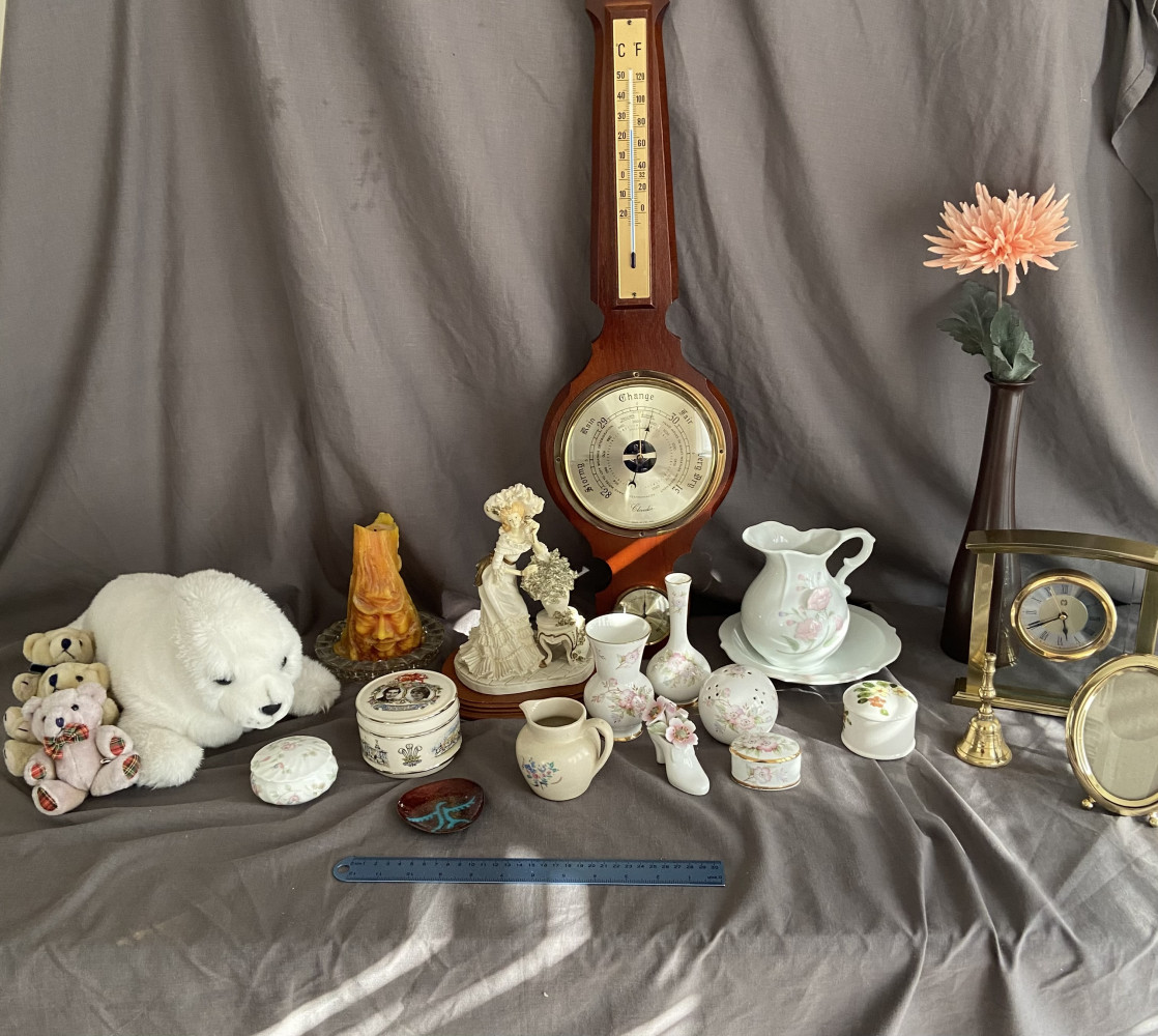 Large mixed lot of household ornaments