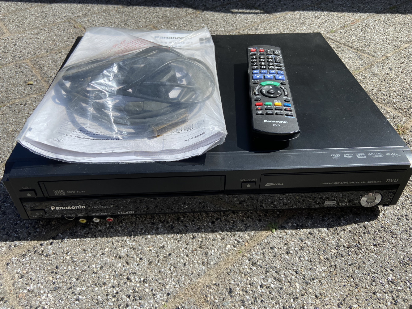 Panasonic DVD Recorder and remote
