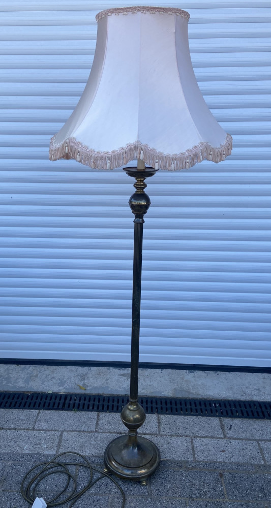 Large Heavy Brass Lamp