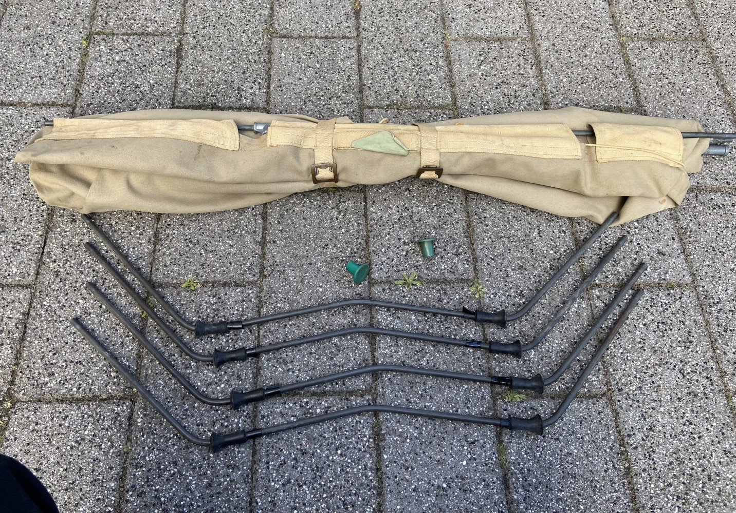 Vintage safari Camp bed