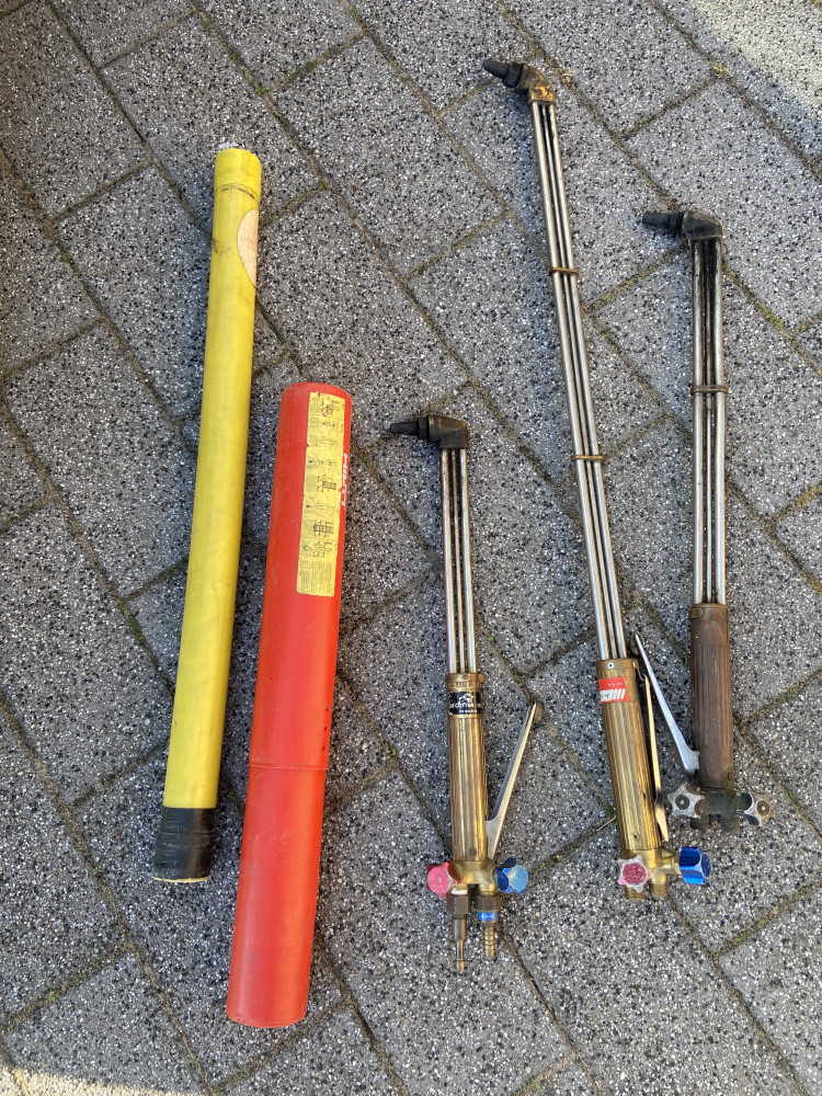 Gas cutting torches and welding rods