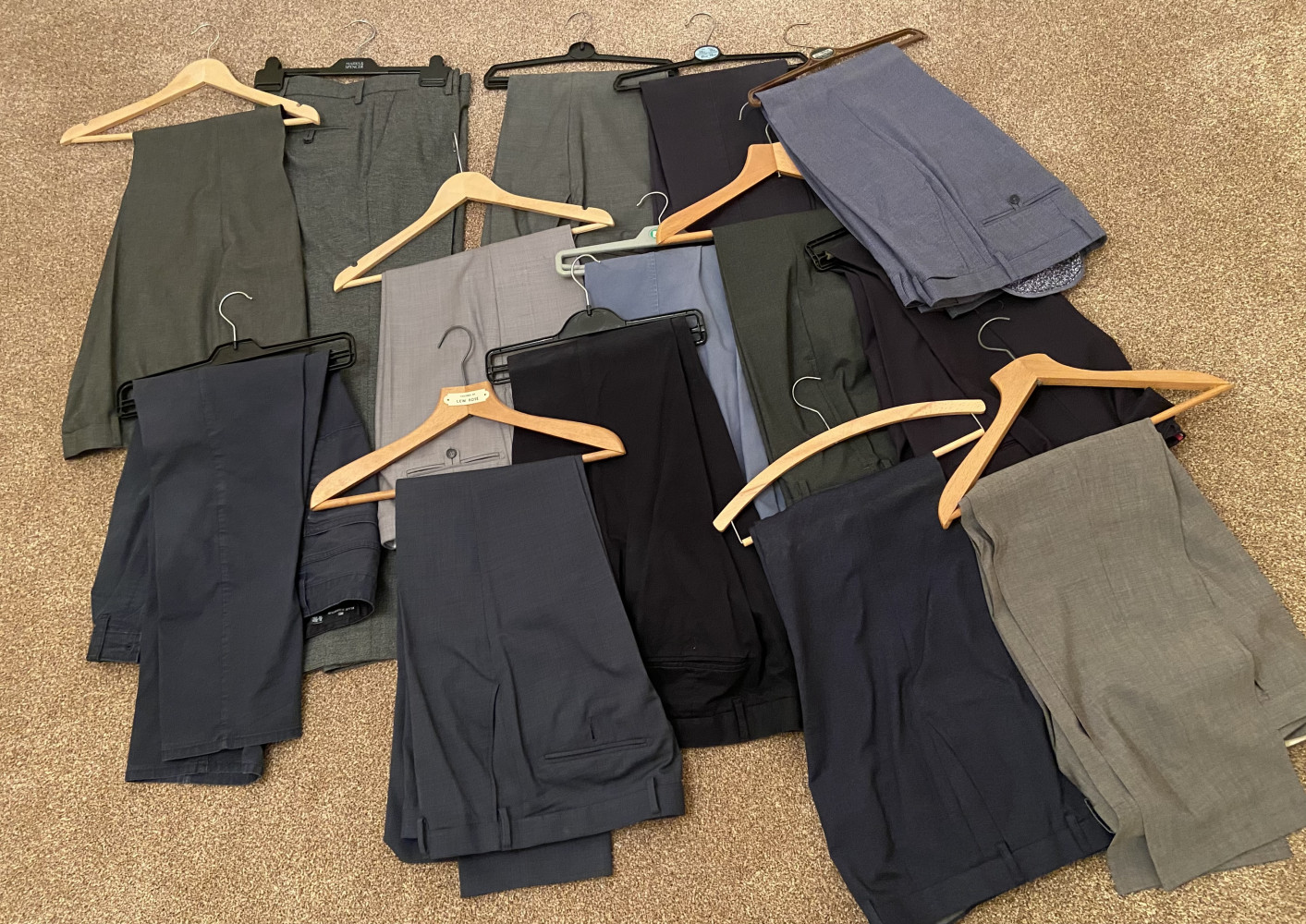14 Pairs of men’s quality trousers