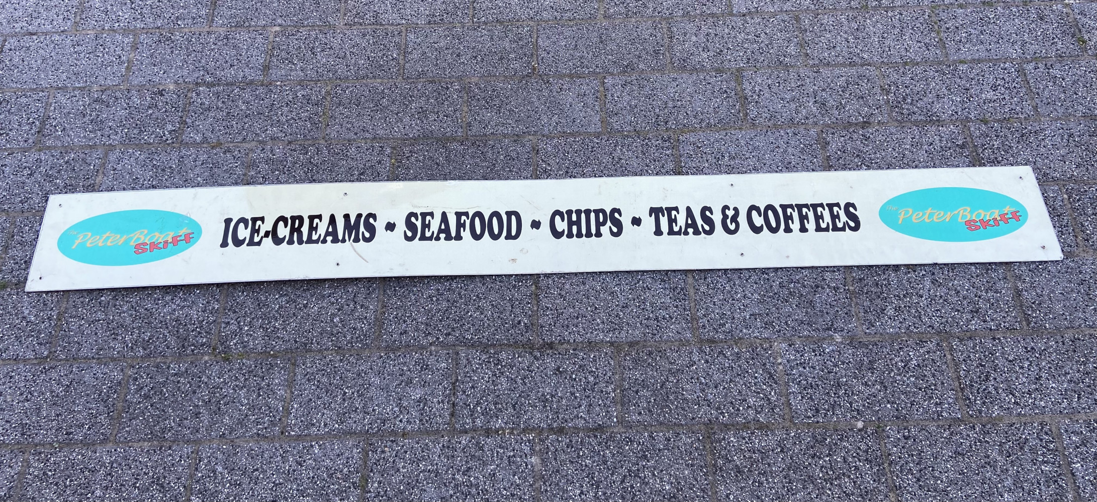 Large seaside sign 2 meters x 20cm