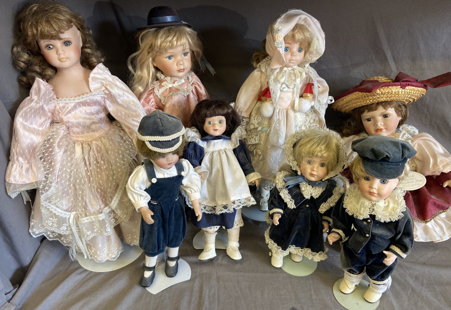 8 Collectable classic dolls