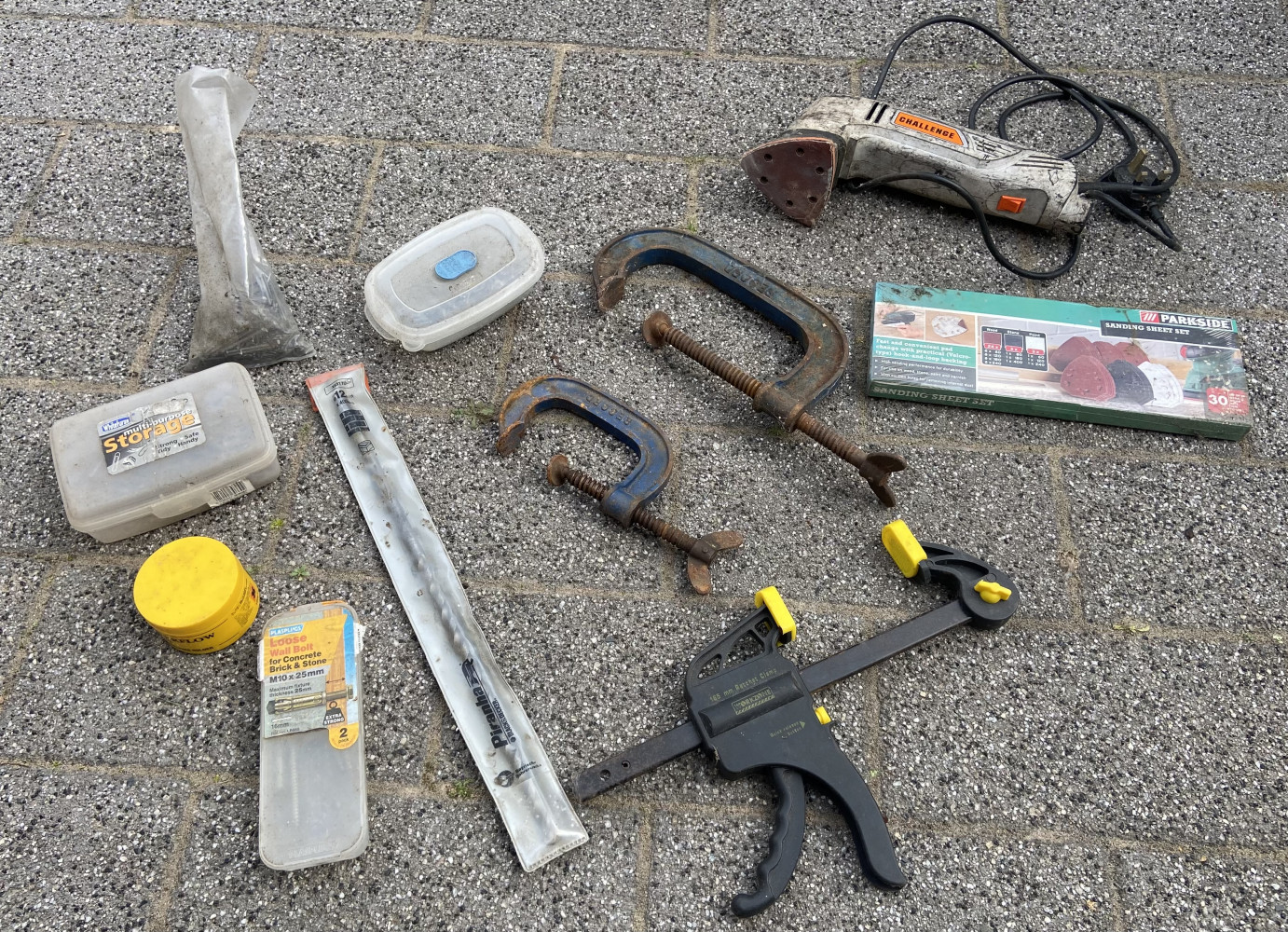 Mixed tools including record clamps