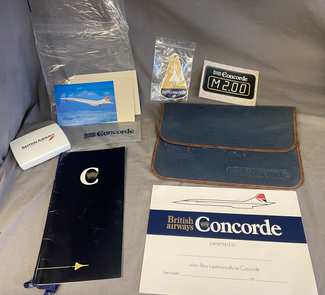 Concorde collectables and British Airways set