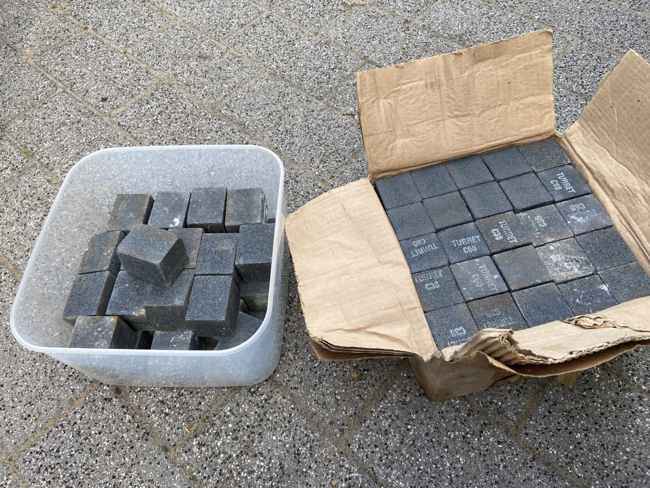 Large lot of silicon Silicon Carbide Blocks from Turret Grinding Wheel Co