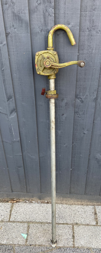 Vintage Hand crank fuel pump