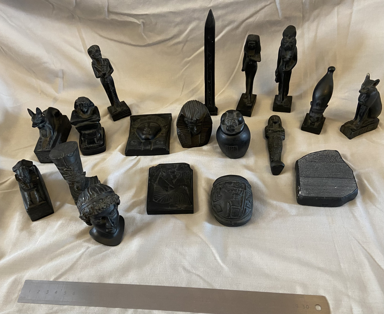 Large collection of Egyptian tourist pieces