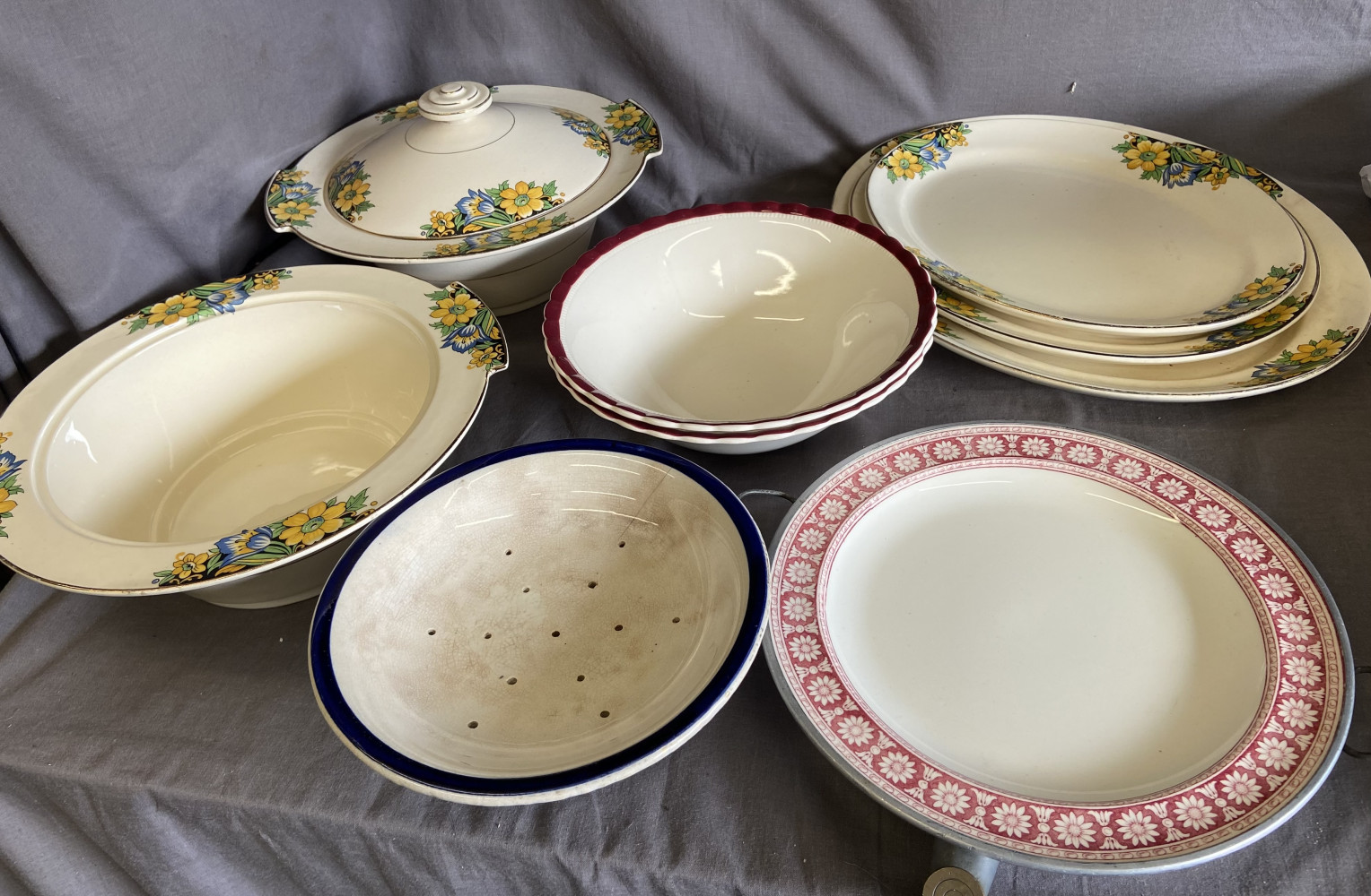 Vintage kitchenware’s including rare plate warmers