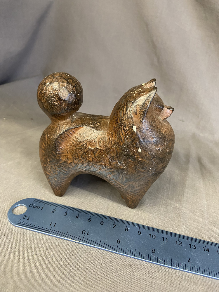 Rare and Original, Japanese Okimono by acclaimed and celebrated Japanese artist, Saegusa Sotaro. Okimono means ‘object for display