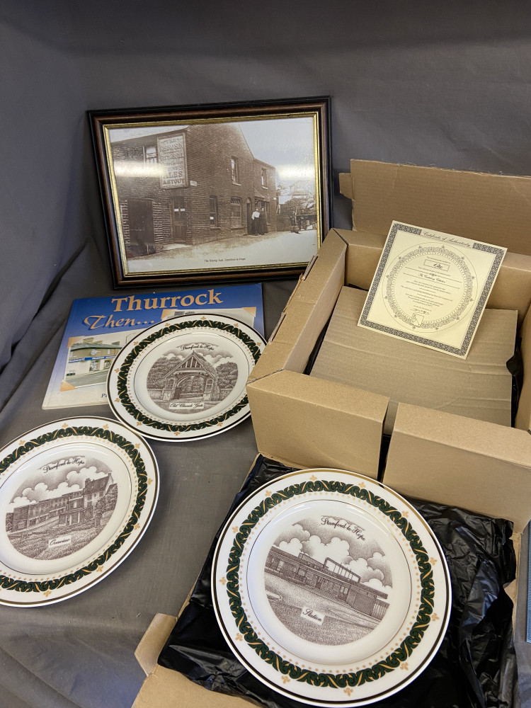 Plates of famous Stanford le hope scenes and other items of local interest