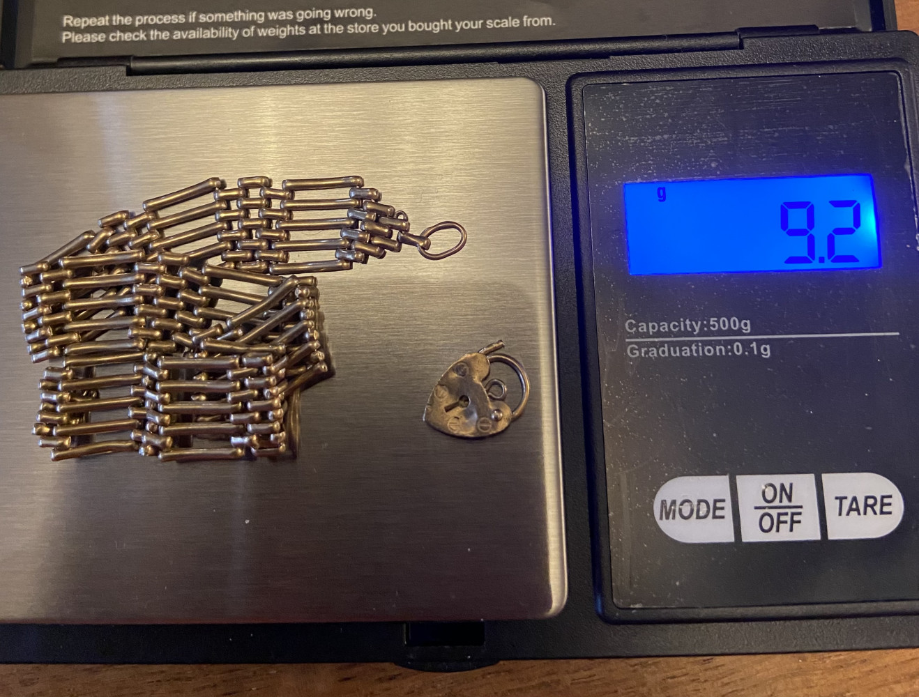 9ct Gold Bracelet, 9.2 grams