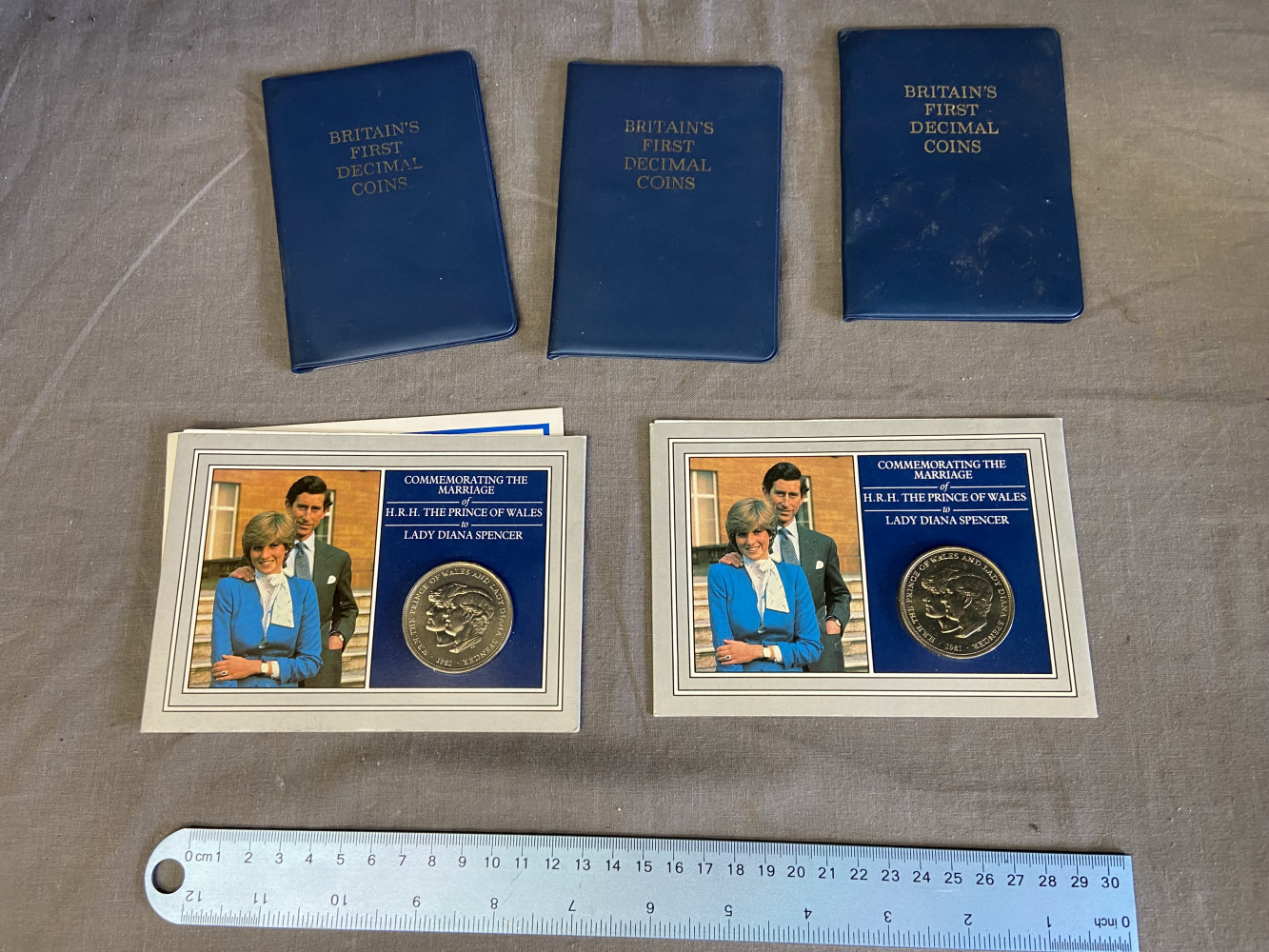 Collectables coins, 3 midland bank sets and 2 royal coins