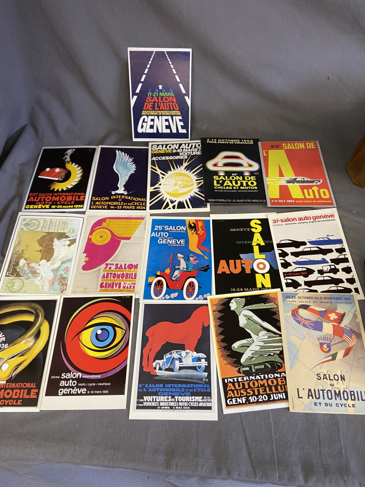 Set of vintage style post cards