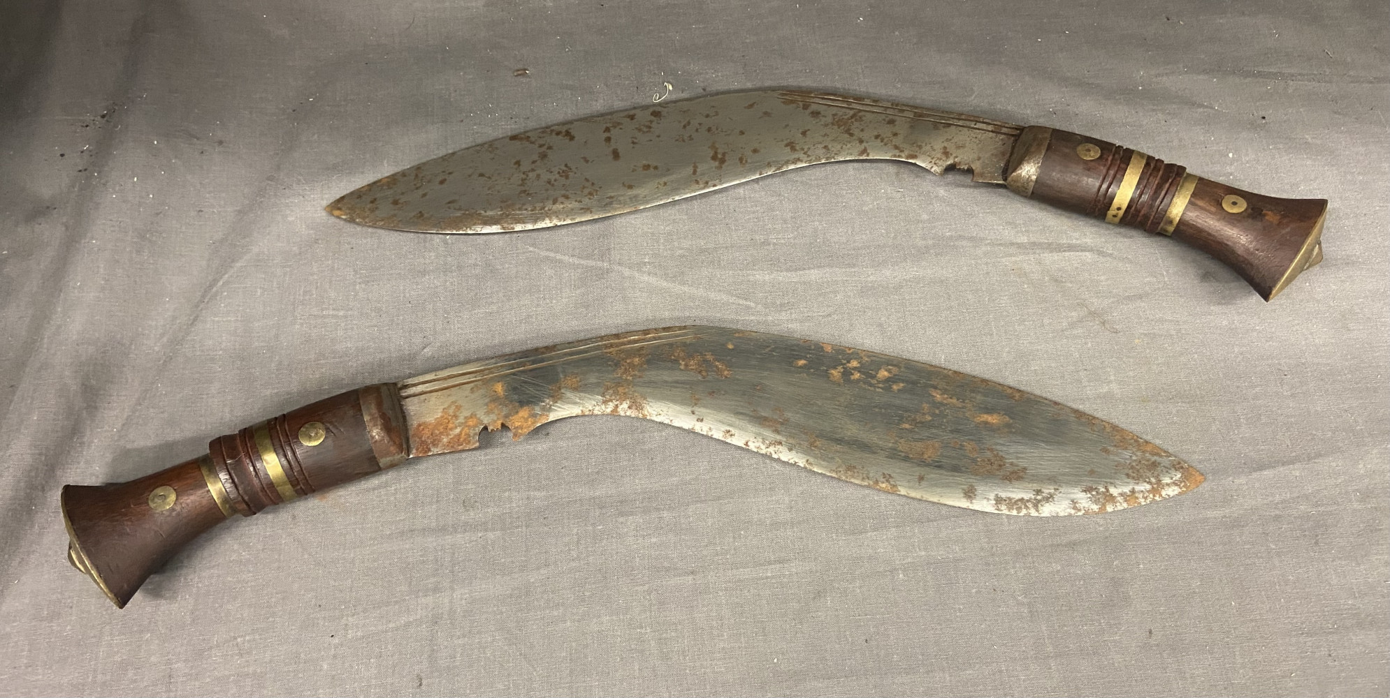 2 WW2 Gurkha Kukri Knifes