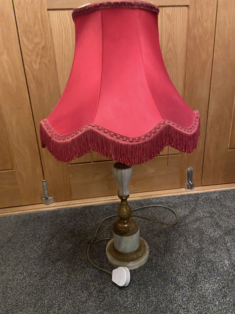 Large Alabaster lamp