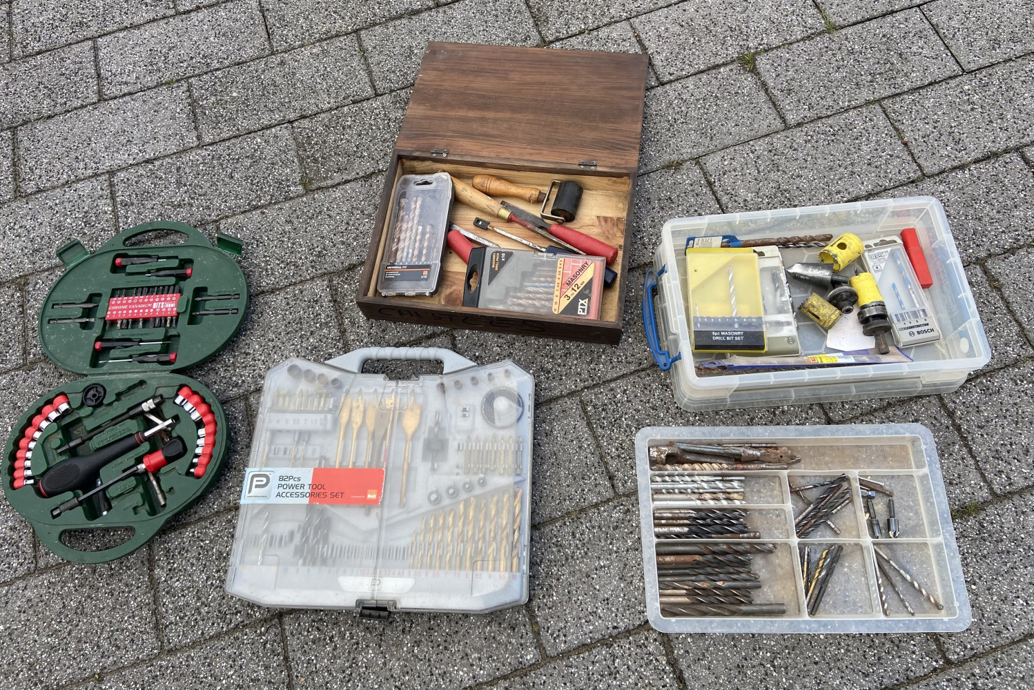 Drill bits and other tools