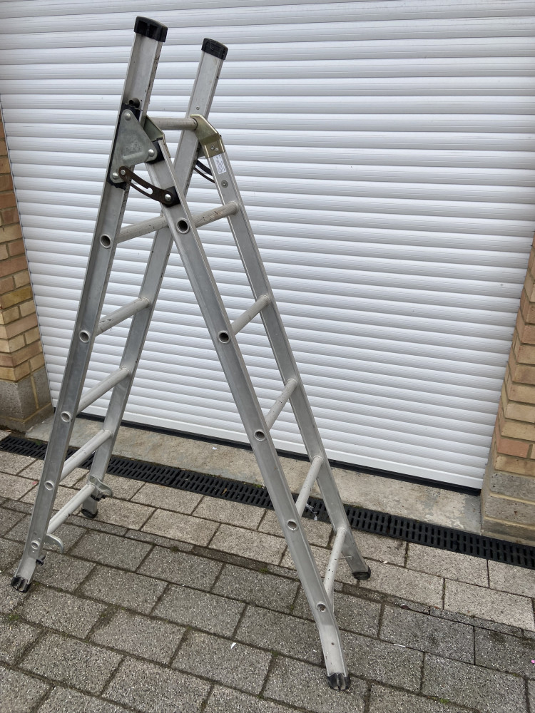 3 way metal ladder