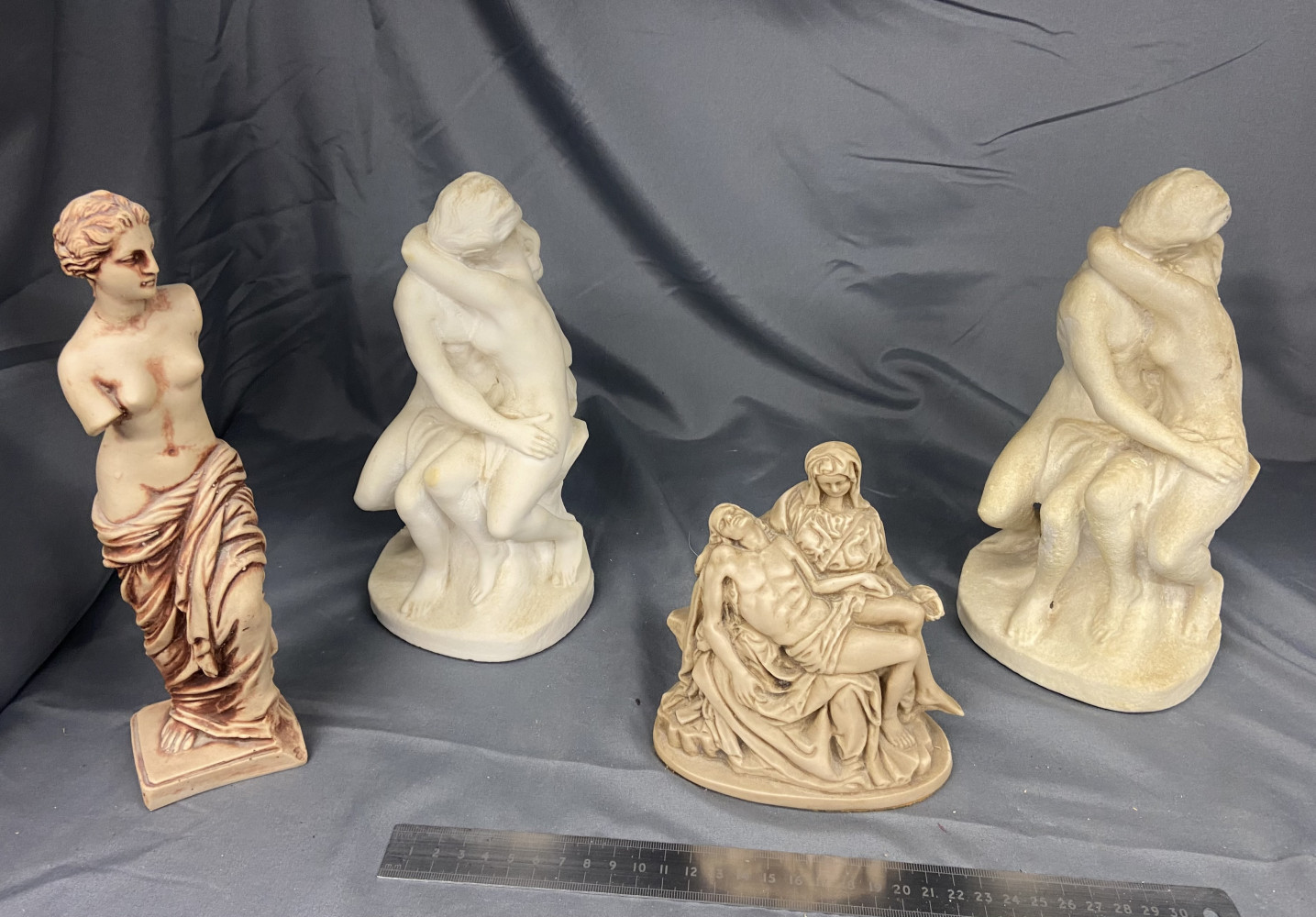 4 Classic statue figures