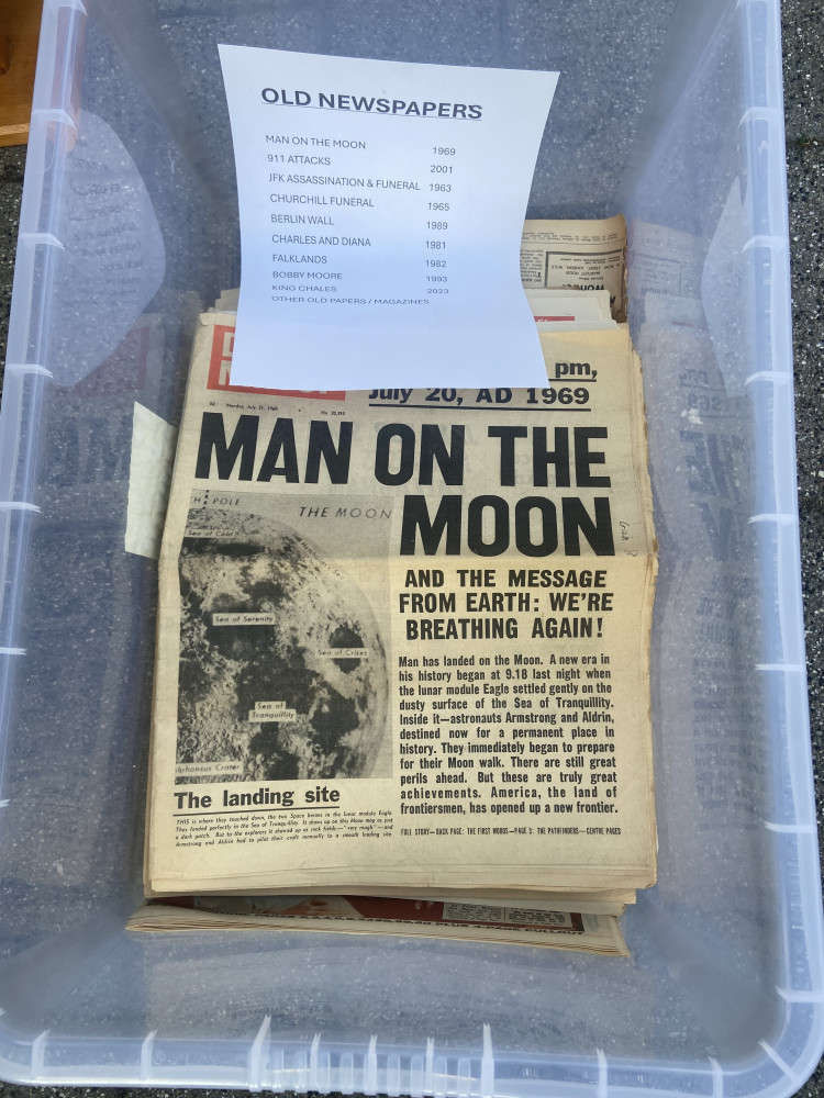 Newspapers from the most important events in modern history