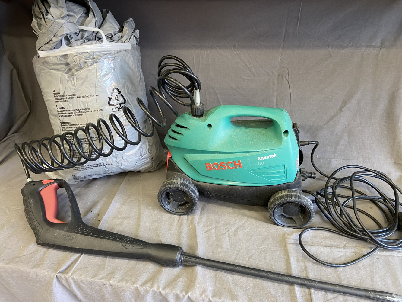 Car cover and Bosch Power Washer