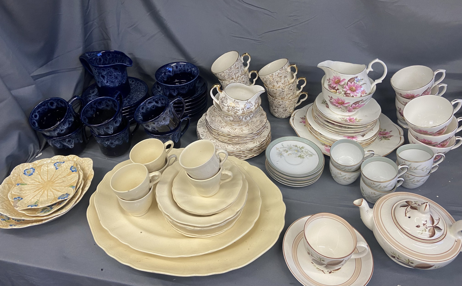 Large lot of various Mixed tea sets
