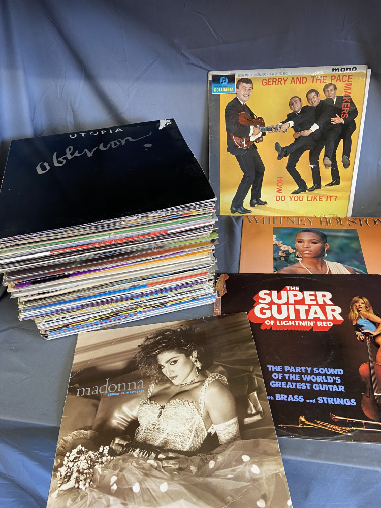 Large collection of 12 inch records
