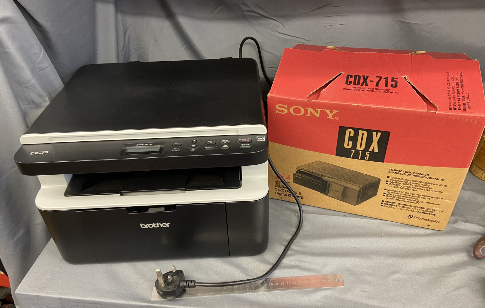 Brother Printer with software and new car CD changer