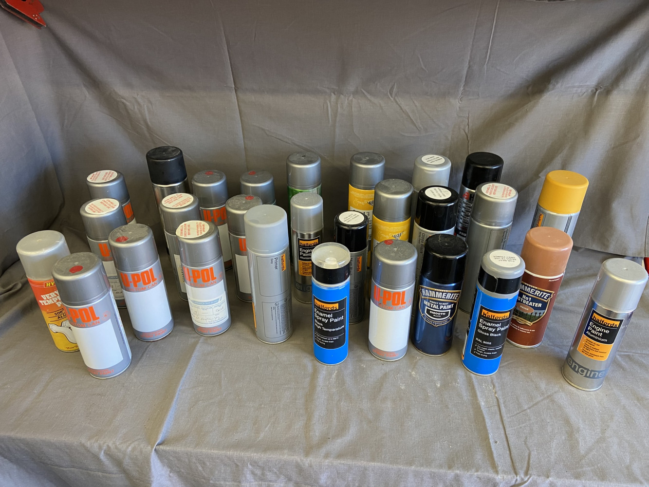 Large Mixed lot of Spray paints