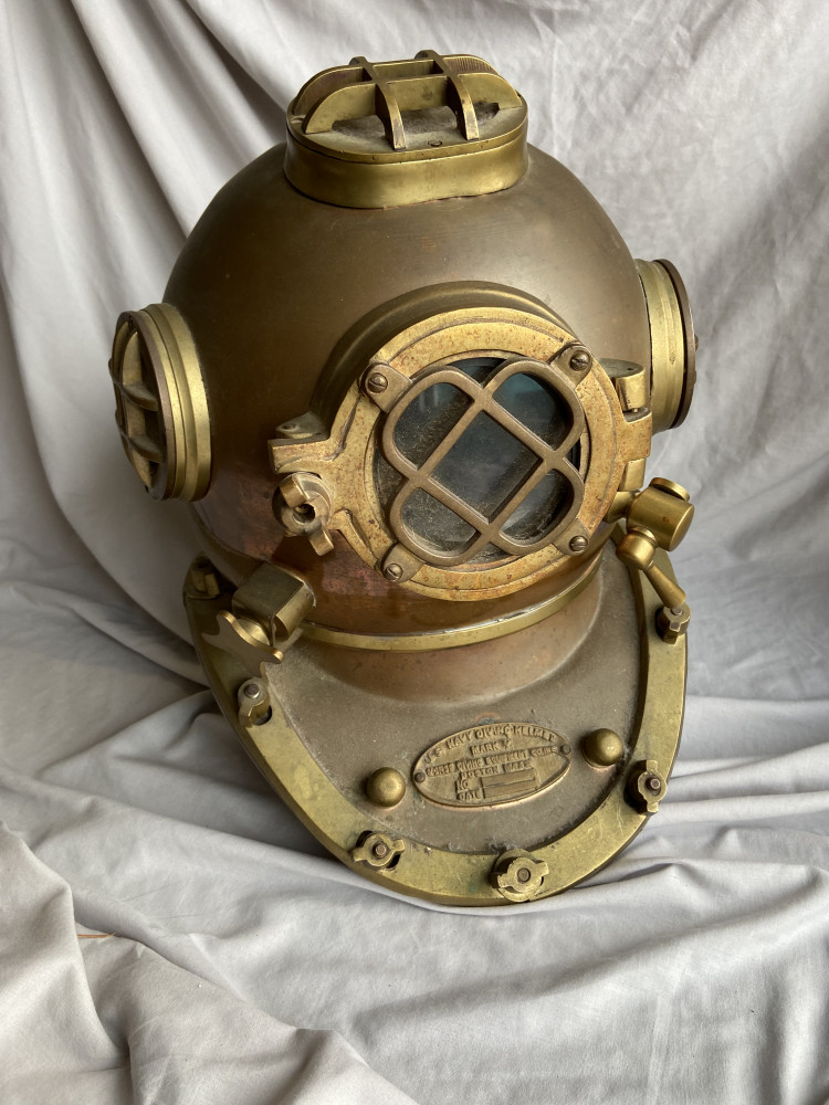 U.S. Navy Mark V diving helmet repo
