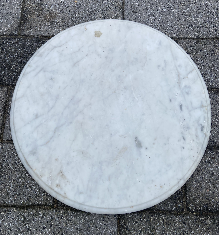 White Marble Table top 51cms