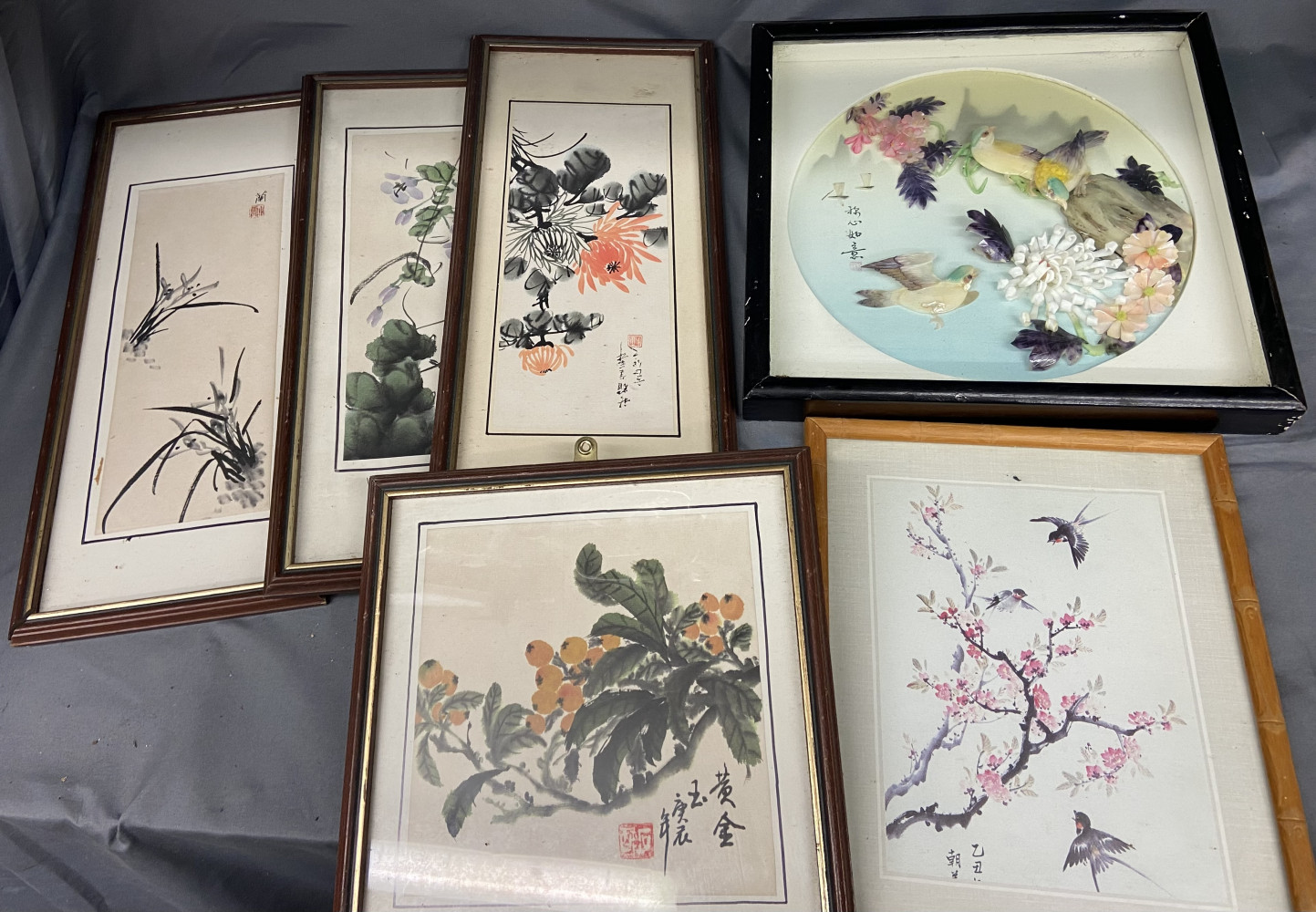 Japanese pictures and Chinese shell art