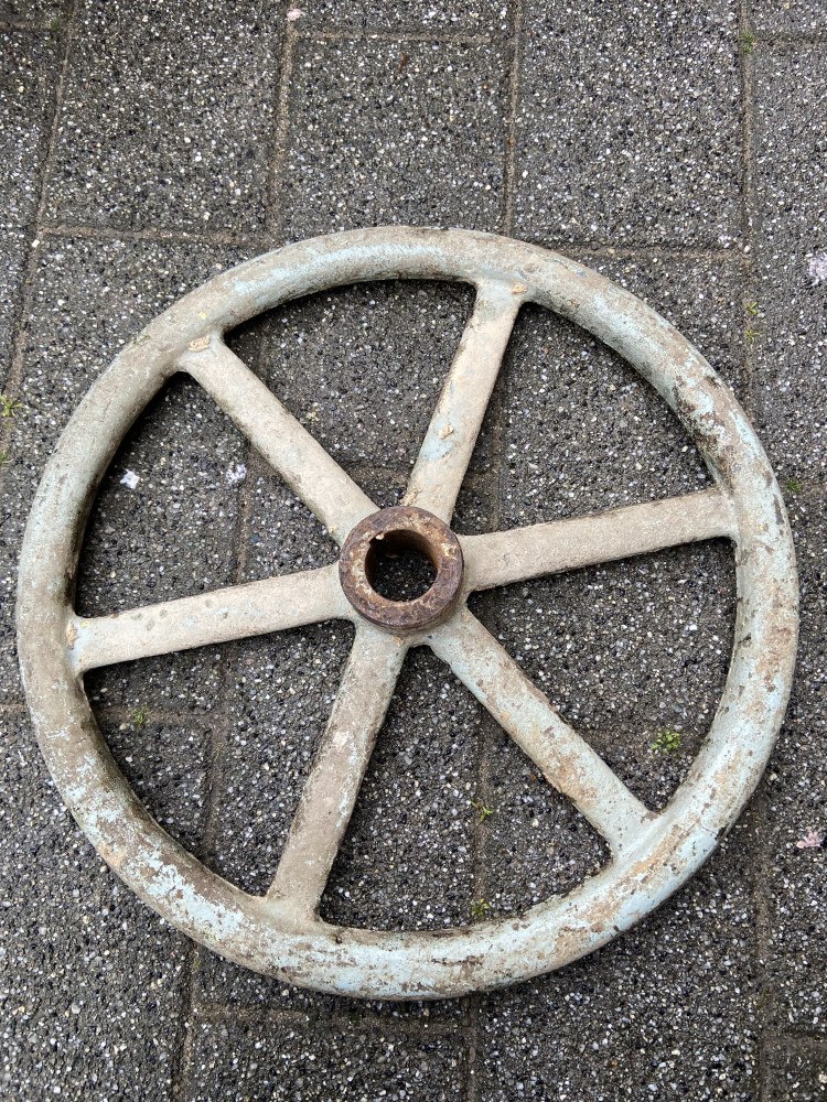 Heavy architectural wheel 43cms diameter
