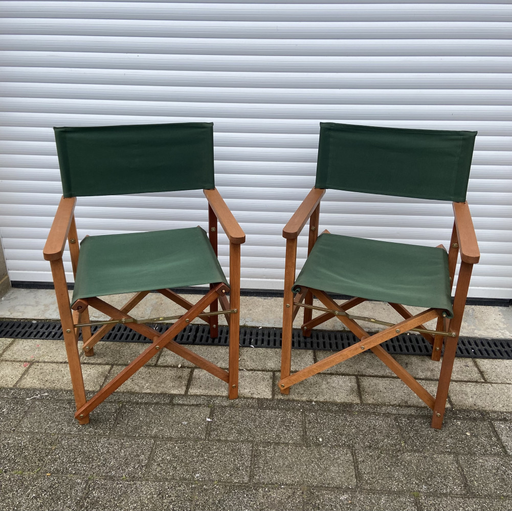 Pair of directors chairs
