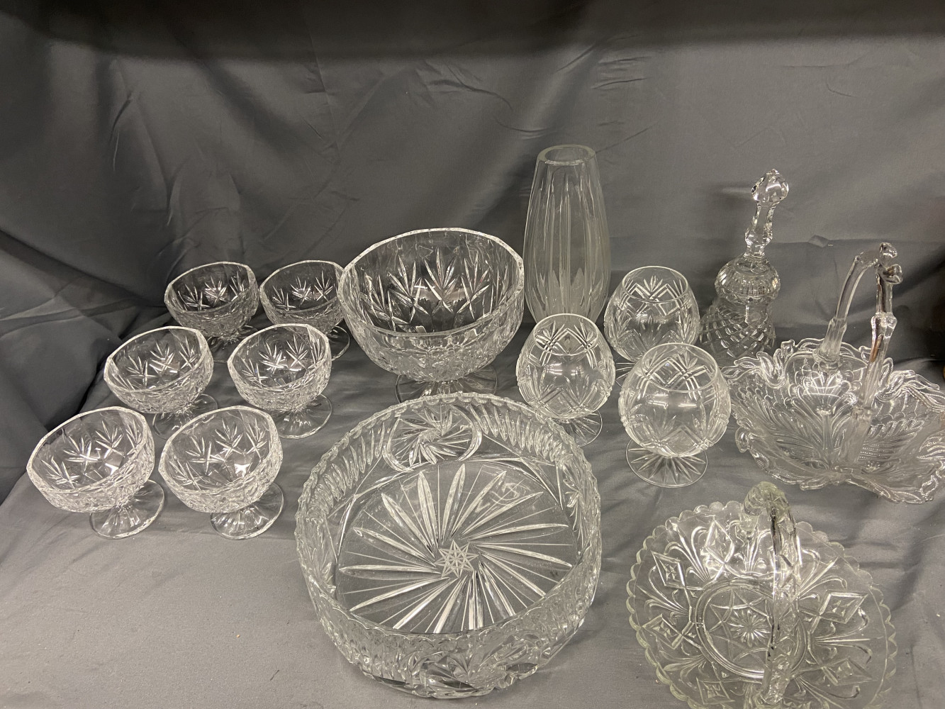 Crystal and quality glass lot
