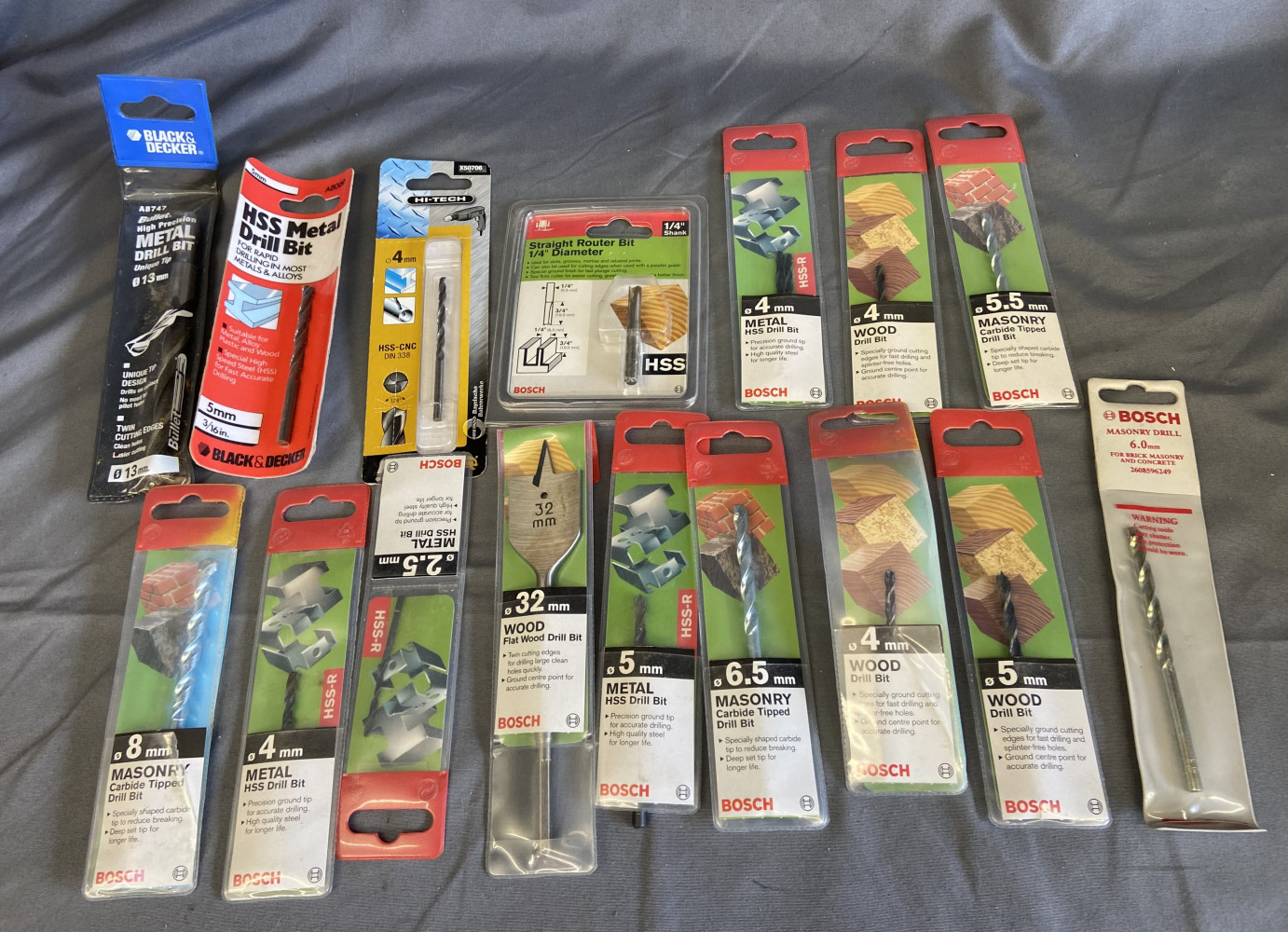 Box of drill bits